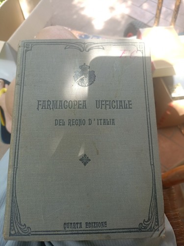 Farmacopea ufficiale del regno - farmacopea,