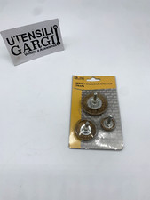 KIT 3 SPAZZOLE METALLICHE CON ATTACCO TRAPANO - CILLI 9874003