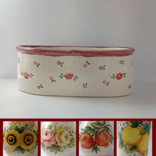 Porta piante vaso ovale - piante,