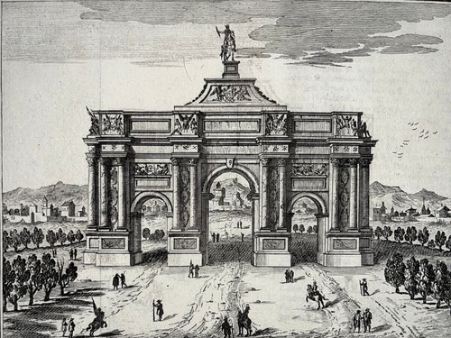 Arco trionfale porta - arco,