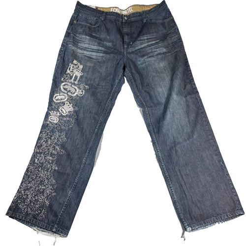 Jeans uomo ecko unltd ricamati - unltd,