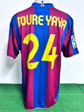 MAGLIA BARCELONA TOURE YAYA MATCH WORN SHIRT JERSEY CAMISETA COA 2007/2008
