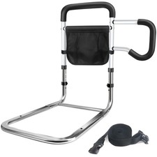 protezione letto anziani, regolabile, sicurezza, acciaio, facile montaggio