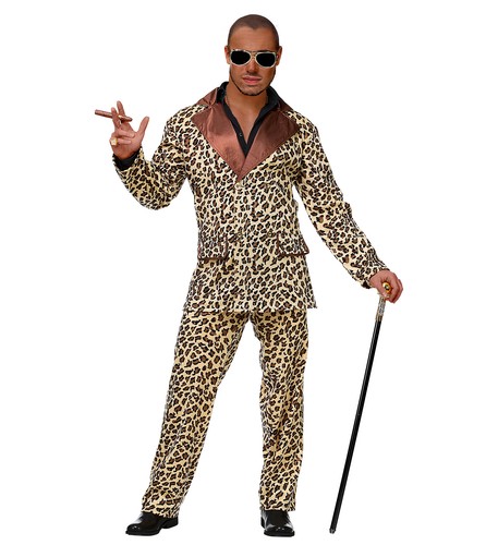 Funky leopardato vestito pimp