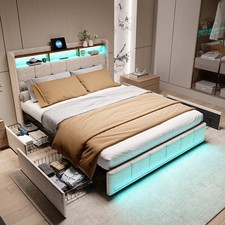 Letto matrimoniale con 4
