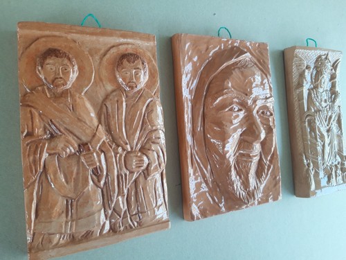 Sculture ceramica madonna - sculture,