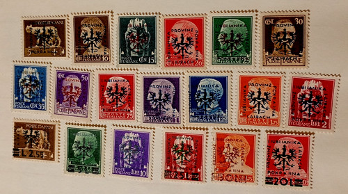 1944 francobolli occupazione - 1944,