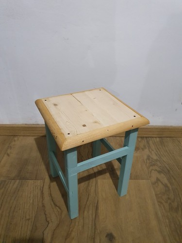 Sgabello legno artigianale - sgabello, in