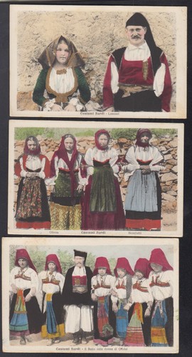Cartoline costumi sardi - 3,