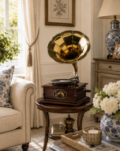 Gramophone player 78rpm square - player,