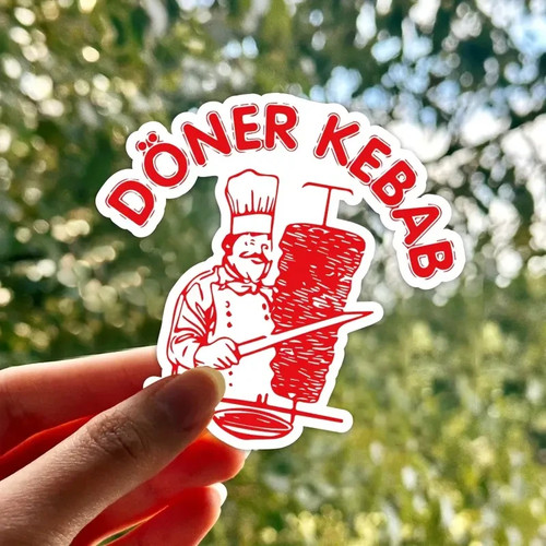 Adesivo doner kebab - kebab, design