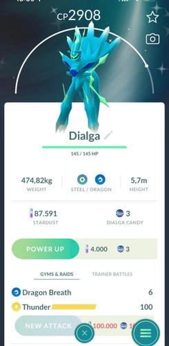 Pokémon shiny dialga origin - shiny,