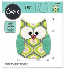 Sizzix Bigz Owl #6 fustella #800004 vendita al dettaglio $22,99 tagli tessuto!!