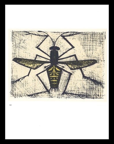 1967 bernard buffet litografia - 1967,