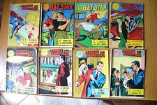 LOTTO 8 FUMETTI ALBI DELL' AVVENTUROSO AGENTE SEGRETO X9 BAT STAR 1964 