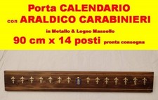 CARABINIERI Porta CALENDARIO 90x14 ARALDICO Benemerita metallo PortaCalendari