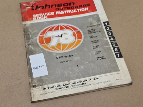 Johnsons fuoribordo libretto - johnsons,