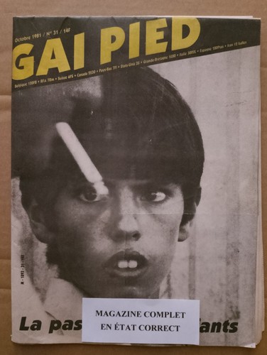 Gai pied magazine - magazine, gay