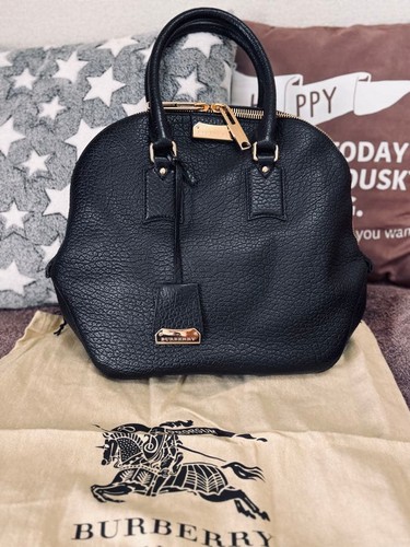 Borsa burberry pelle nera - borsa,