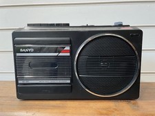 Sanyo M 2709F registratore a cassette radio stereo - boombox vintage anni 80