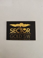 Libretto istruzioni per sector golden eagle automatico sw gold