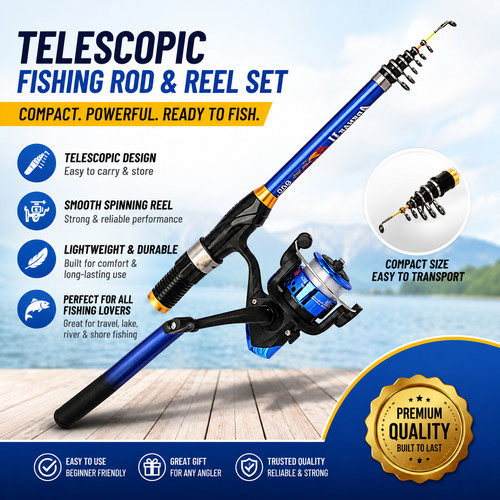 Canna pesca telescopica in - da,