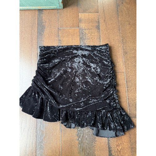 Zara minigonna nera - in, velluto
