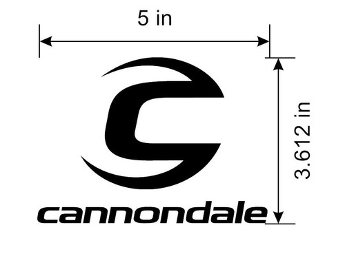 Decalcomania logo cannondale - decalcomania,