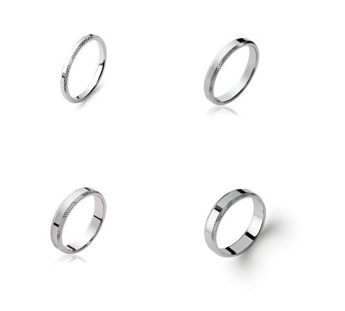 Anello fedina argento - fedina,