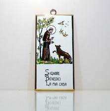 Piastrella mattonella ceramica San Francesco Marazzi Sassuolo a '50 vintage v290