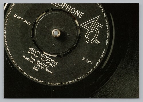 Cartolina the beatles ciao - the,