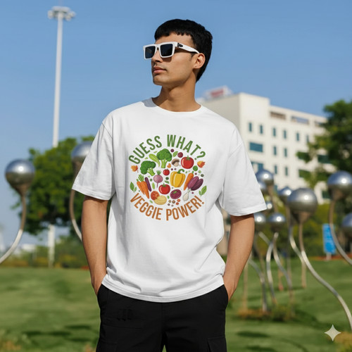 Shirt veggie power - power, |