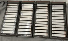 48x Video 8 - Hi8 - Videocassette Sony con scatole portaoggetti - Videocassetta