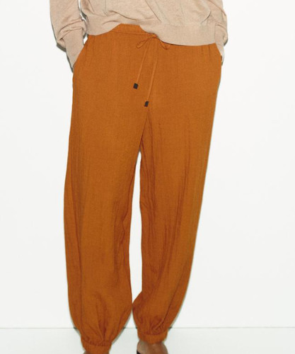 Zara pantalone curry - zara,