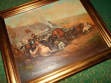 Battaglia cavalieri - Dipinto