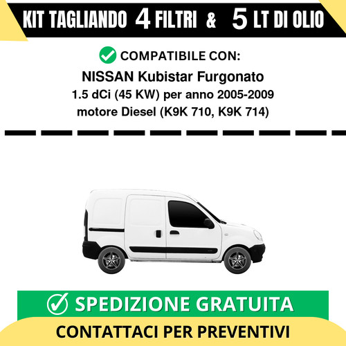 Tagliando per nissan - nissan, kubistar