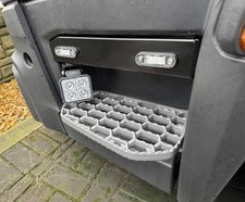 Nero Inox Passo LED Strisce +