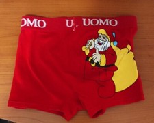 Boxer uomo ROSSO  elasticizzato Babbo Natale cotone