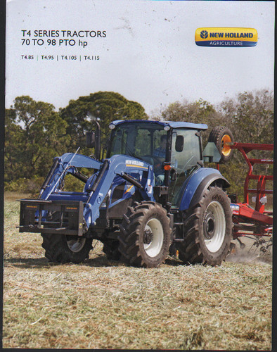 Foglietto brochure trattore