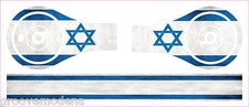 Cover Adesiva Sticker per Cuffie Monster Beats by Dre Studio ISRAEL FLAG New 