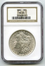 1886 Morgan Argento Dollaro