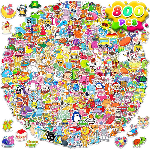 800pcs adesivi cartoni animati - 800pcs,