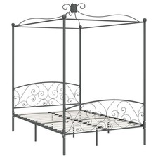 Letto baldacchino grigio in - a,