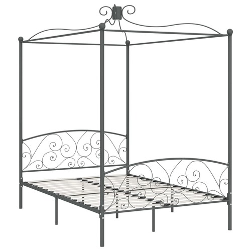 Letto baldacchino grigio in - baldacchino,