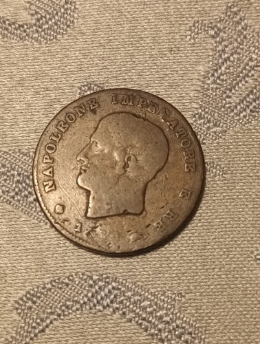 Moneta antica napoleone re - moneta,