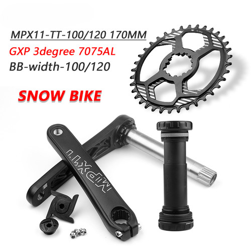 Guarnitura bici neve 170mm - , 36