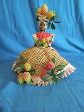 Bambola Nera Copricapo Ananas