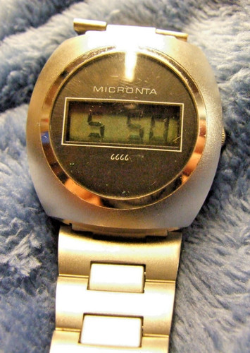 Vintage micronta lcd raro anni - lcd,