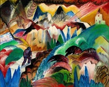 Albert Bloch : Montagna : 1916