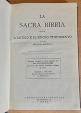 LA SACRA BIBBIA OSSIA L’ANTICO E IL NUOVO TESTAMENTO-Versione riveduto G.Luzzi.
